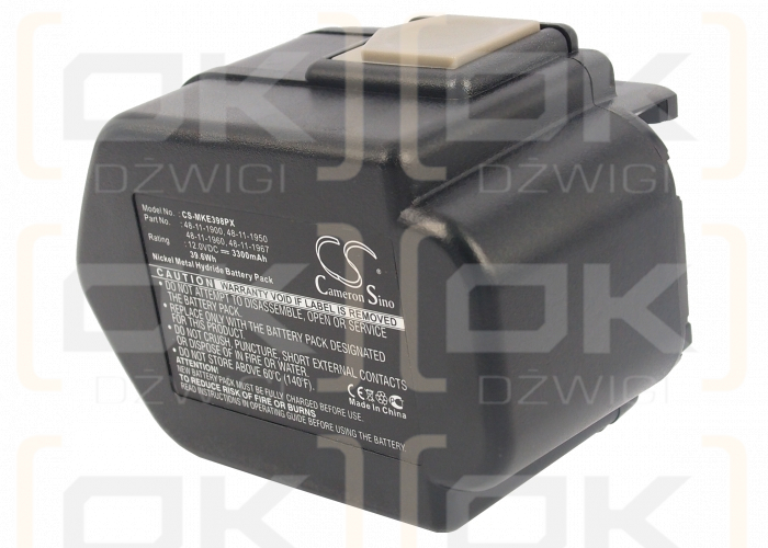 Milwaukee PSM 12PP / 48-11-1900 3300mAh Ni-MH 12.0V (Cameron Sino)