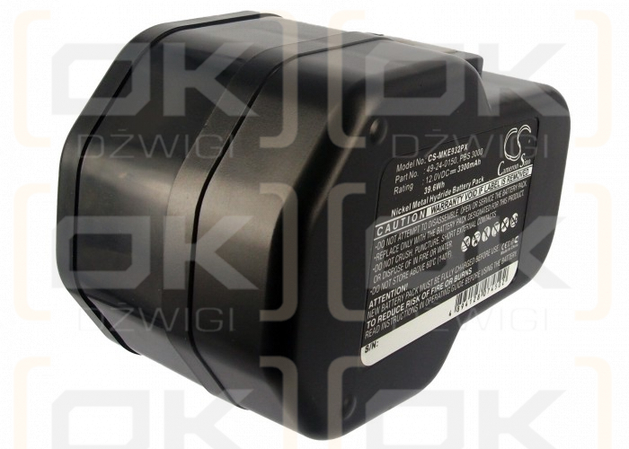 Milwaukee MXS12 / 4 932 367 904 3300mAh Ni-MH 12.0V (Cameron Sino)