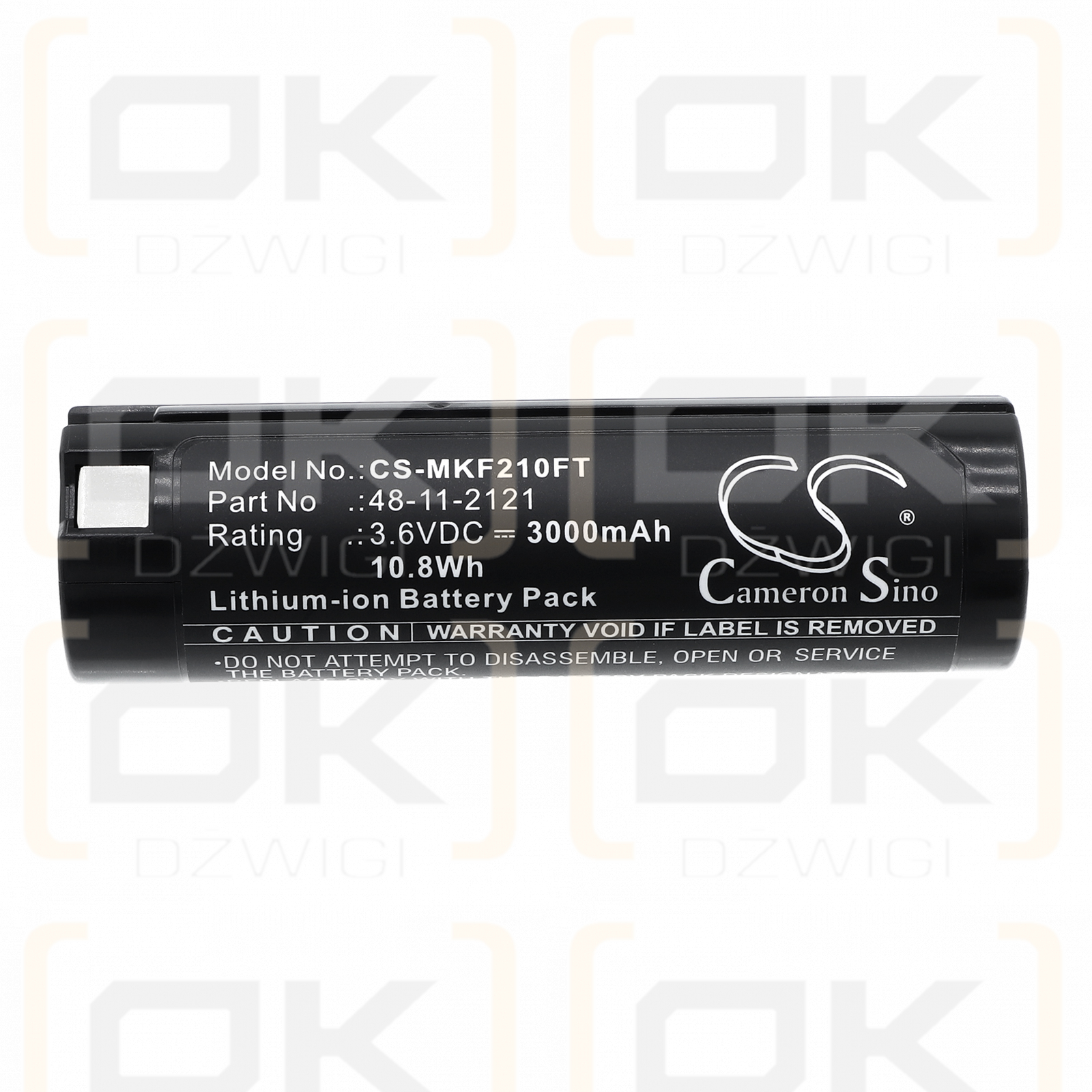 Milwaukee Stirnlampe & Taschenlampe / 48-11-2121 3000 mAh Li-Ion 3,6 V (Cameron Sino)