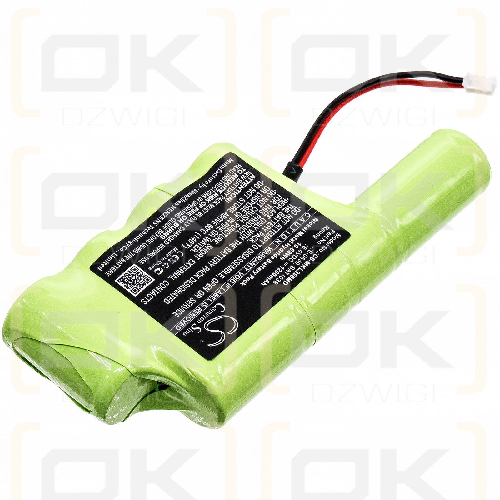 Micro Medical Microlab MKB / E-0639 1200mAh Ni-MH 8.4V (Cameron Sino)