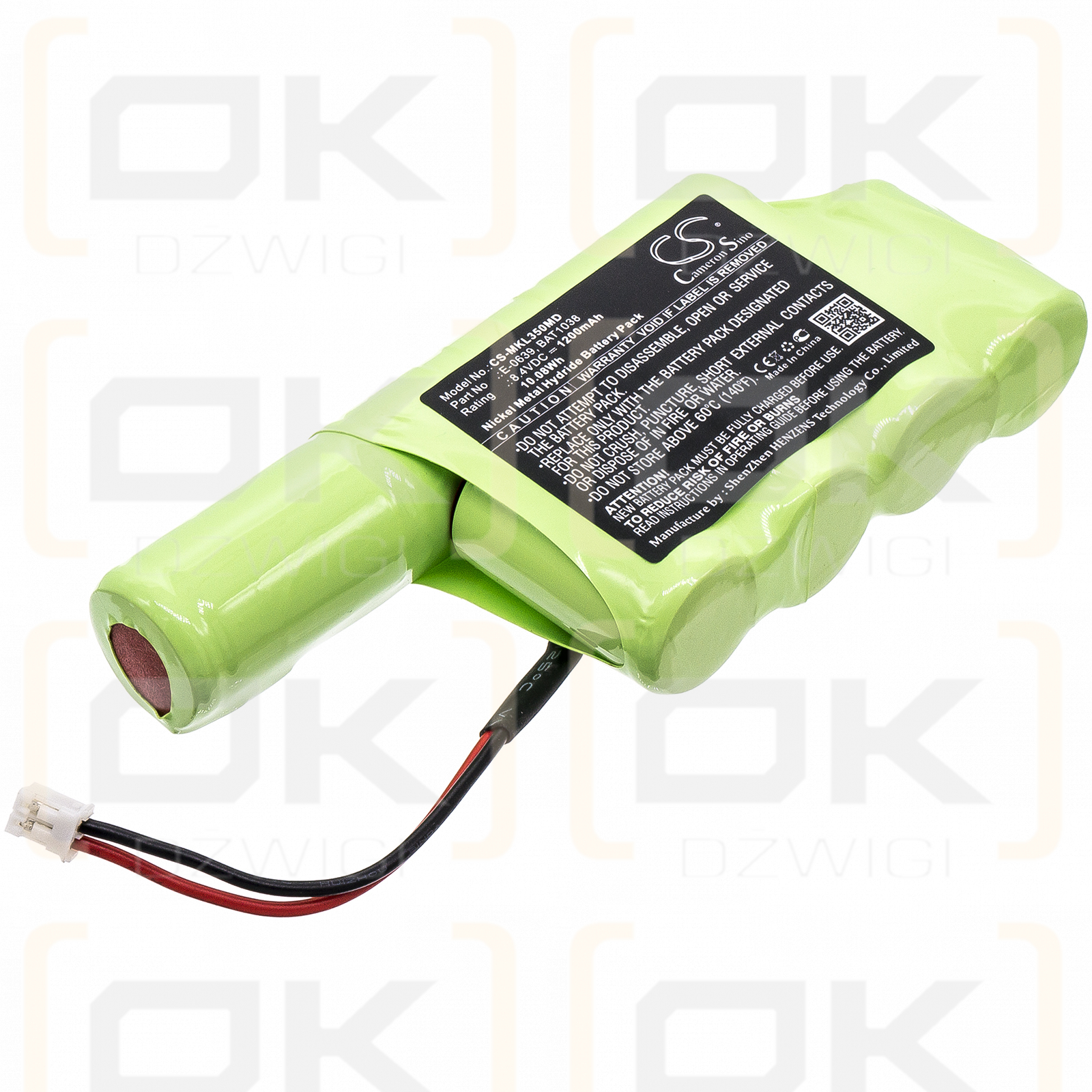 Micro Medical Microlab MKB / E-0639 1200mAh Ni-MH 8.4V (Cameron Sino)