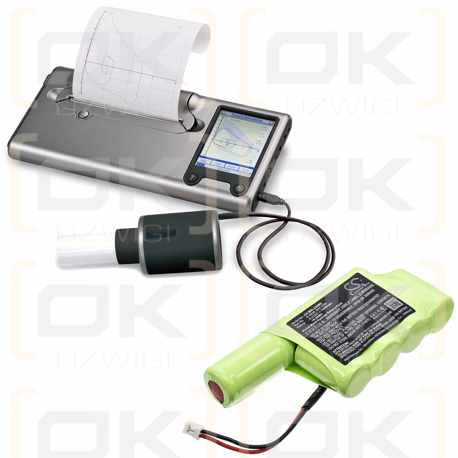 Micro Medical Microlab MKB / E-0639 1200mAh Ni-MH 8.4V (Cameron Sino)