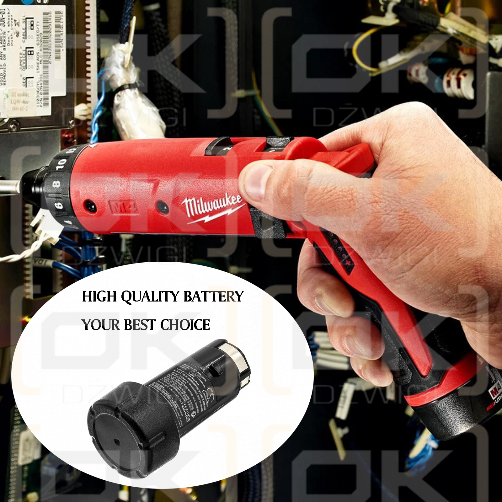 Milwaukee M4 / 48-11-2001 2000mAh Li-Ion 4,0V (Cameron Sino)