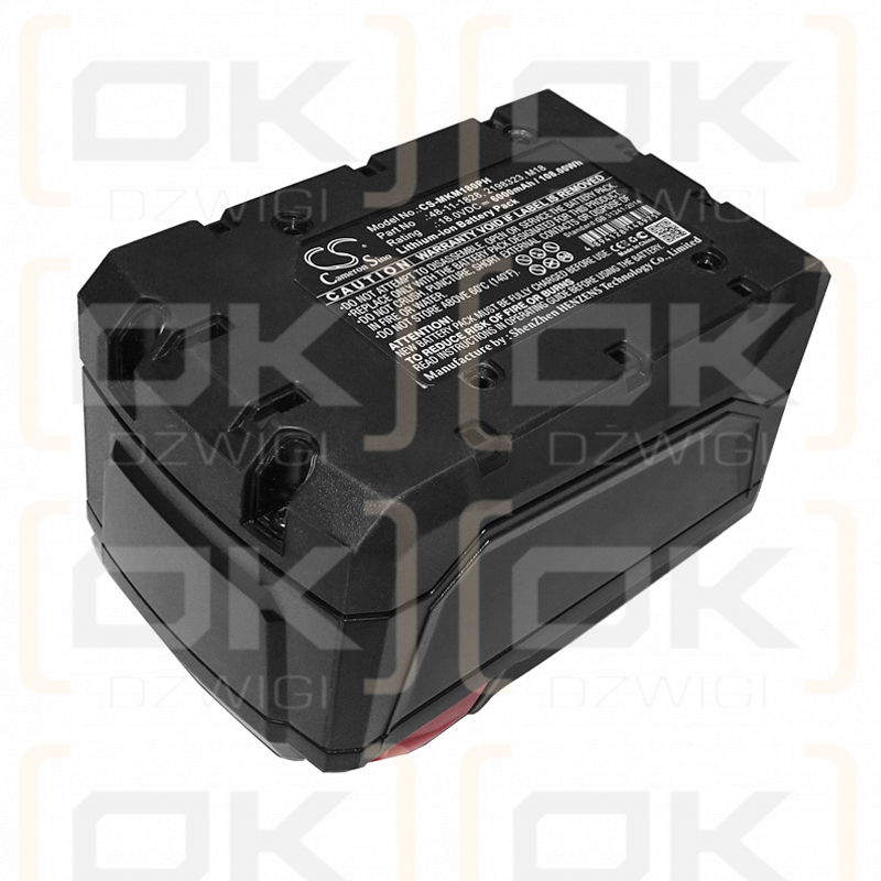 Milwaukee 2708-20 / 48-11-1828 6000 mAh Li-Ion 18,0 V (Cameron Sino)