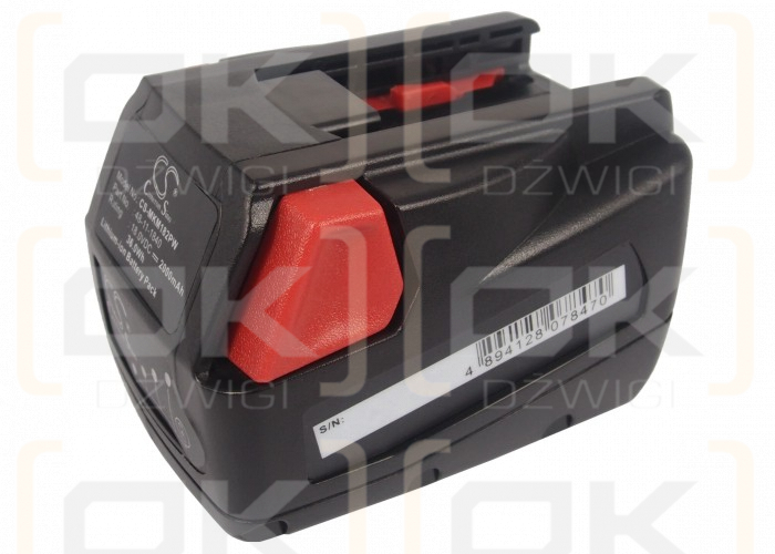 Milwaukee M18 XC / 48-11-1830 2000 mAh Li-ion 18 V (Cameron Sino)