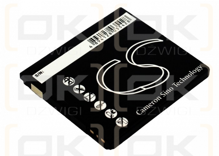 Sharp PB10ZU / BTR1003 1050 mAh Li-ion 3.7 V (Cameron Sino)