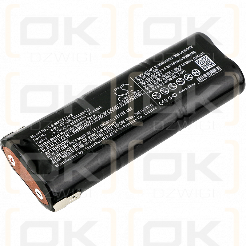 Makita 4072DW / 678114-9 3000mAh Ni-MH 7.2V (Cameron Sino)