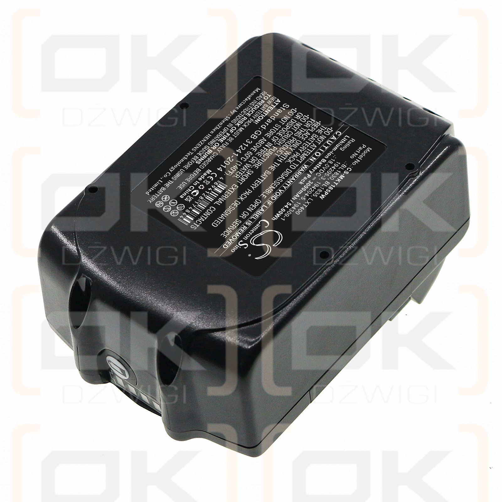 Makita DVC560Z / 194205-3 3000 mAh Li-Ion 18,0 V (Cameron Sino)