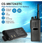 Batería de repuesto para Motorola PRO9150 / HMNN4151, 2700 mAh, iones de litio, 7,4 V (Cameron Sino)