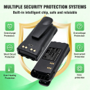 Batería de repuesto para Motorola PRO9150 / HMNN4151, 2700 mAh, iones de litio, 7,4 V (Cameron Sino)