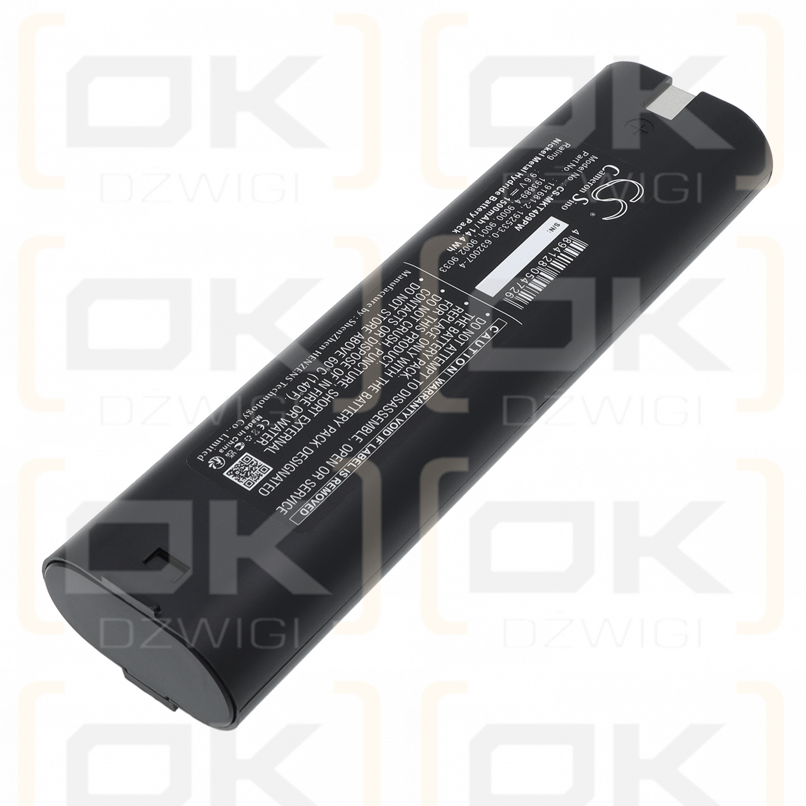 Makita 9002/193889-4 1500 мАч Ni-MH 9,6 В (Cameron Sino)