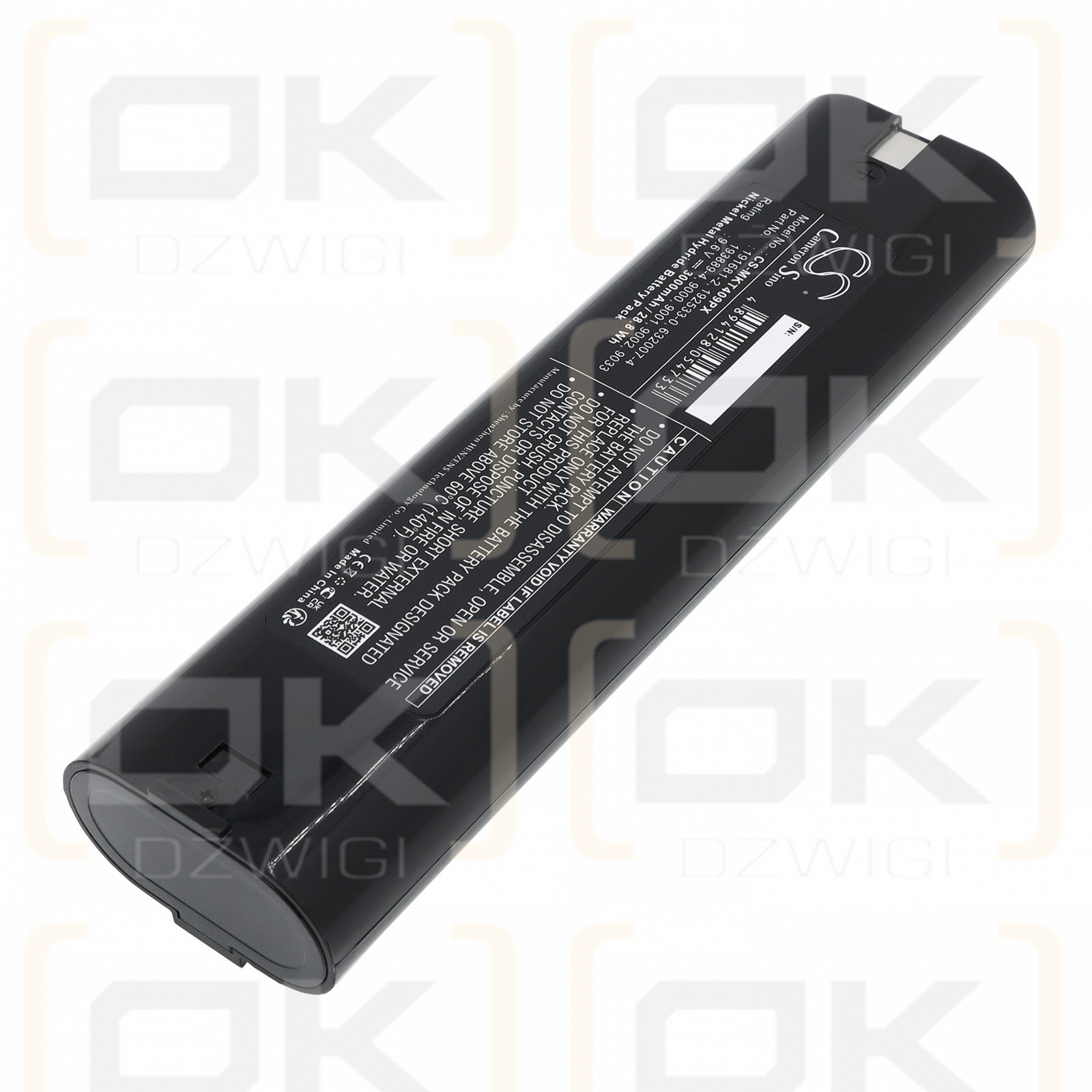 Makita 9002/193889-4 3000 мАч Ni-MH 9,6 В (Cameron Sino)