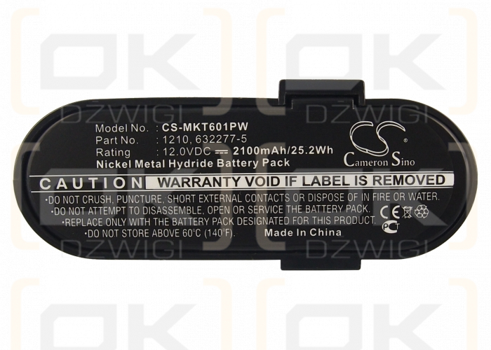 Makita 6011DW / 1210 2100mAh Ni-MH 12.0V (Cameron Sino)