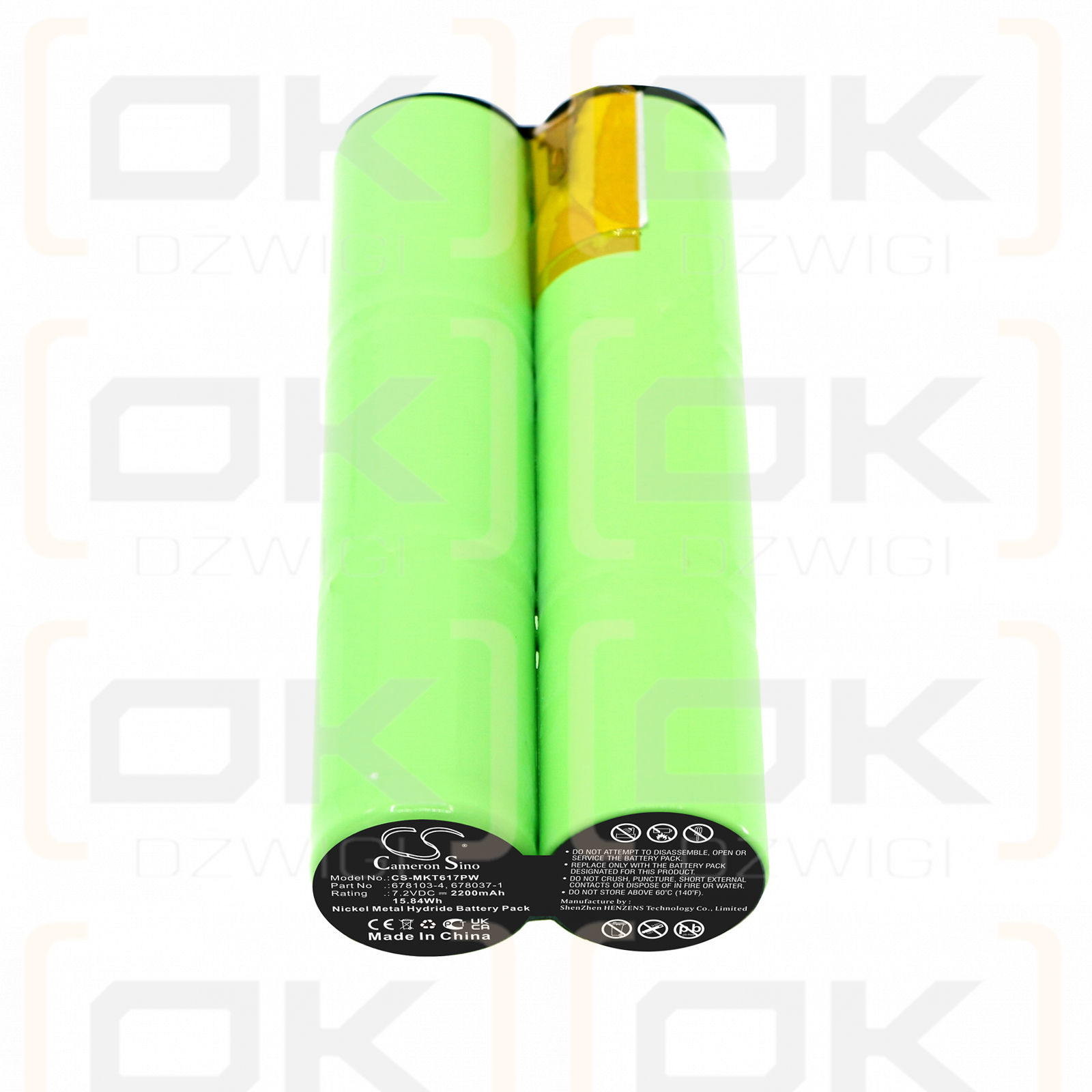 Makita M001/678103-4 2200mAh Ni-MH 7.2V (Cameron Sino)