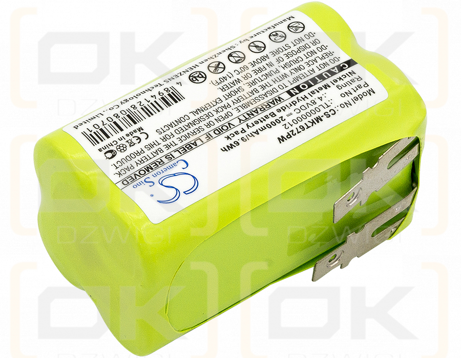 Makita 6722D / TL00000012 2000mAh Ni-MH 4.8V (Cameron Sino)