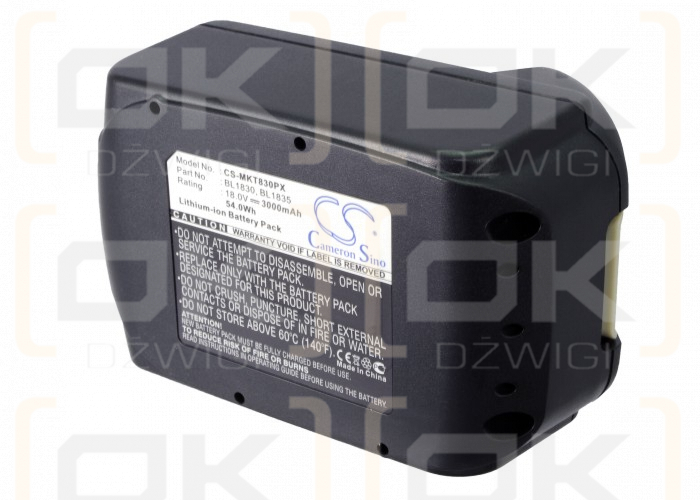 Makita TW152DZ / 194205-3 3000mAh Li-ion 18.0V (Cameron Sino)