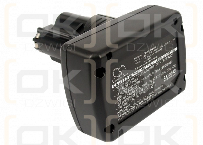 Milwaukee M12-18 JSSP-0 / 48-11-2401 4000 mAh Li-Ion 12,0 V (Cameron Sino)