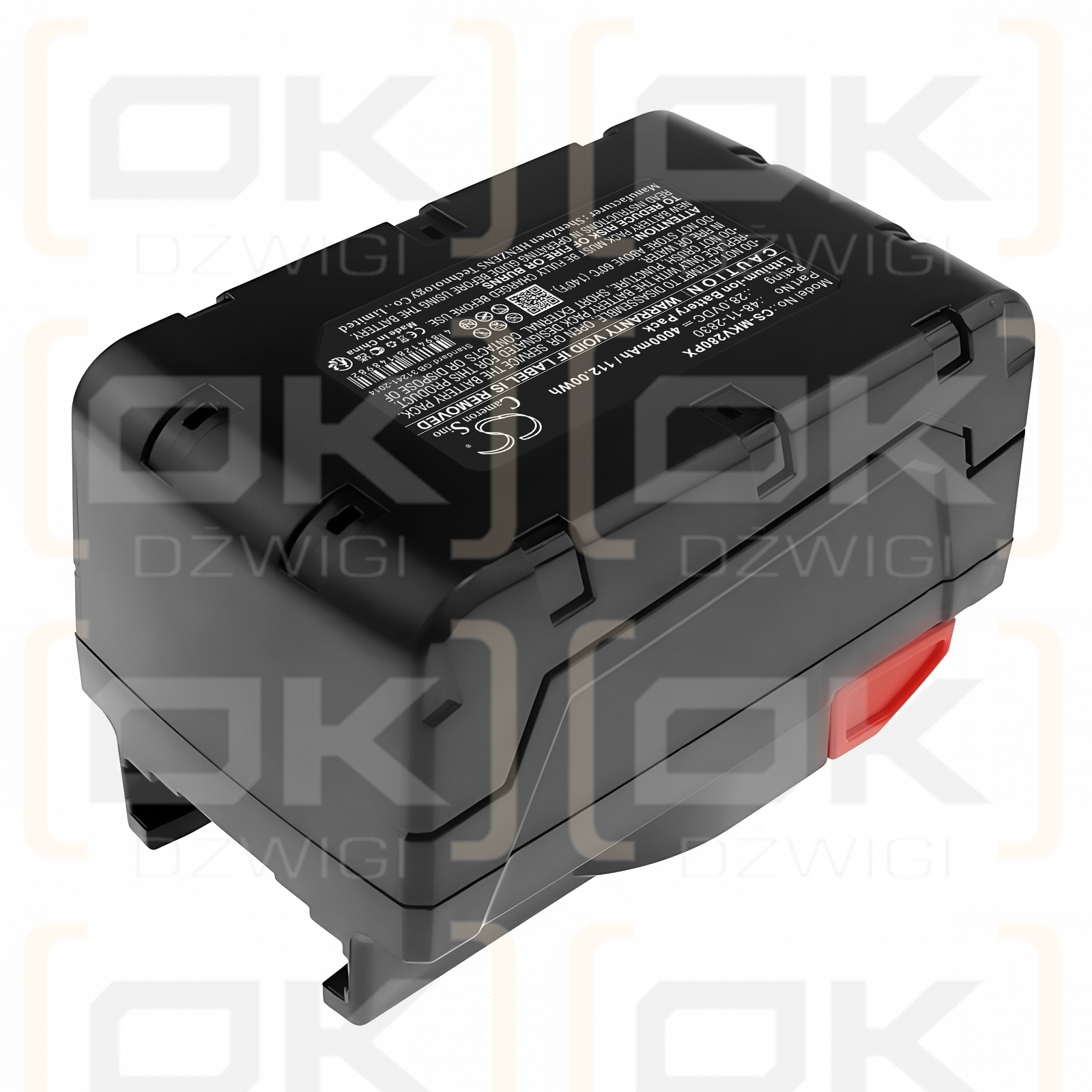Milwaukee V28 VC / 48-11-2830 4000 mAh Li-ion 28 V (Cameron Sino)