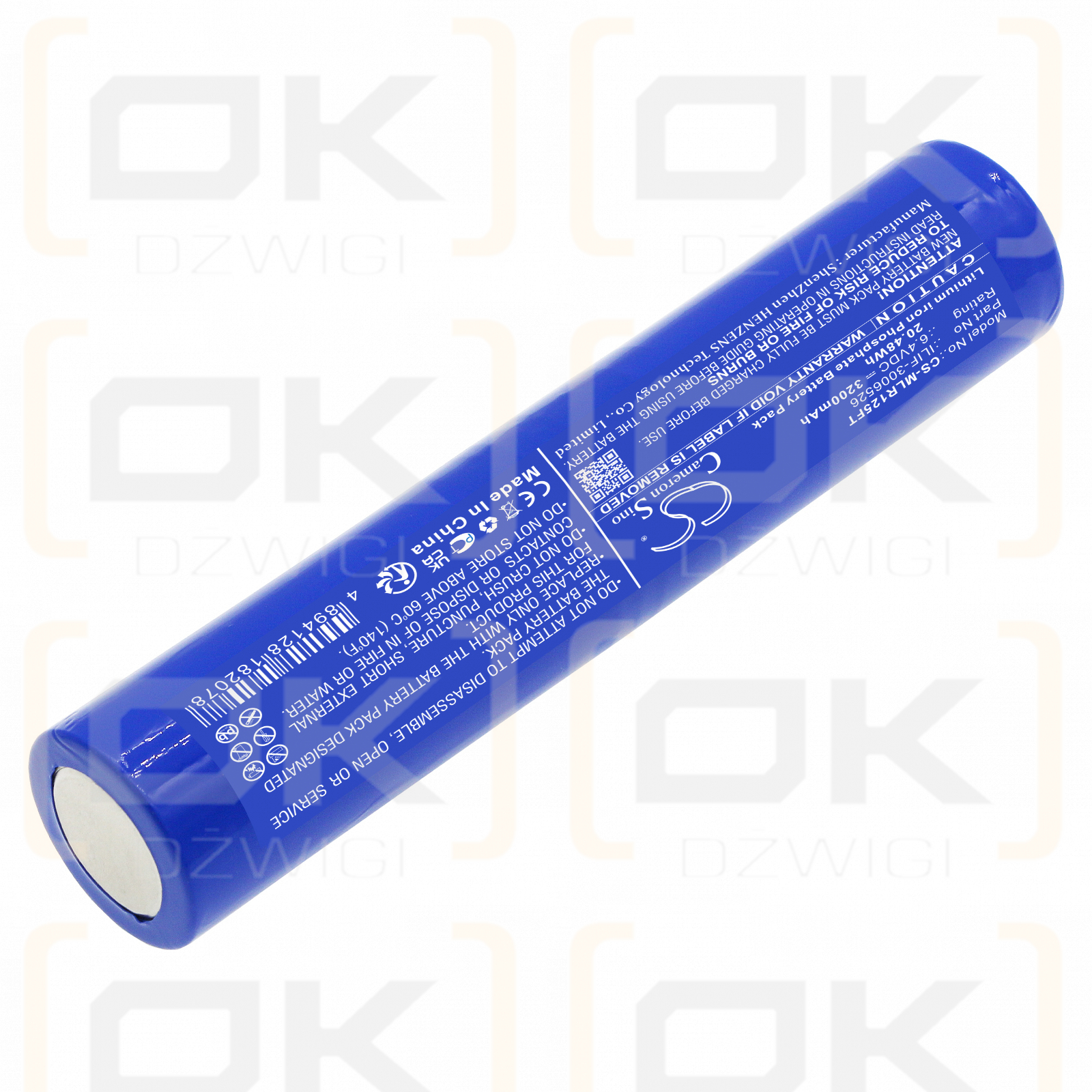 Maglite ML150LRX / ILIF-3006526 3200mAh LiFePO4 6.4V (Cameron Sino)