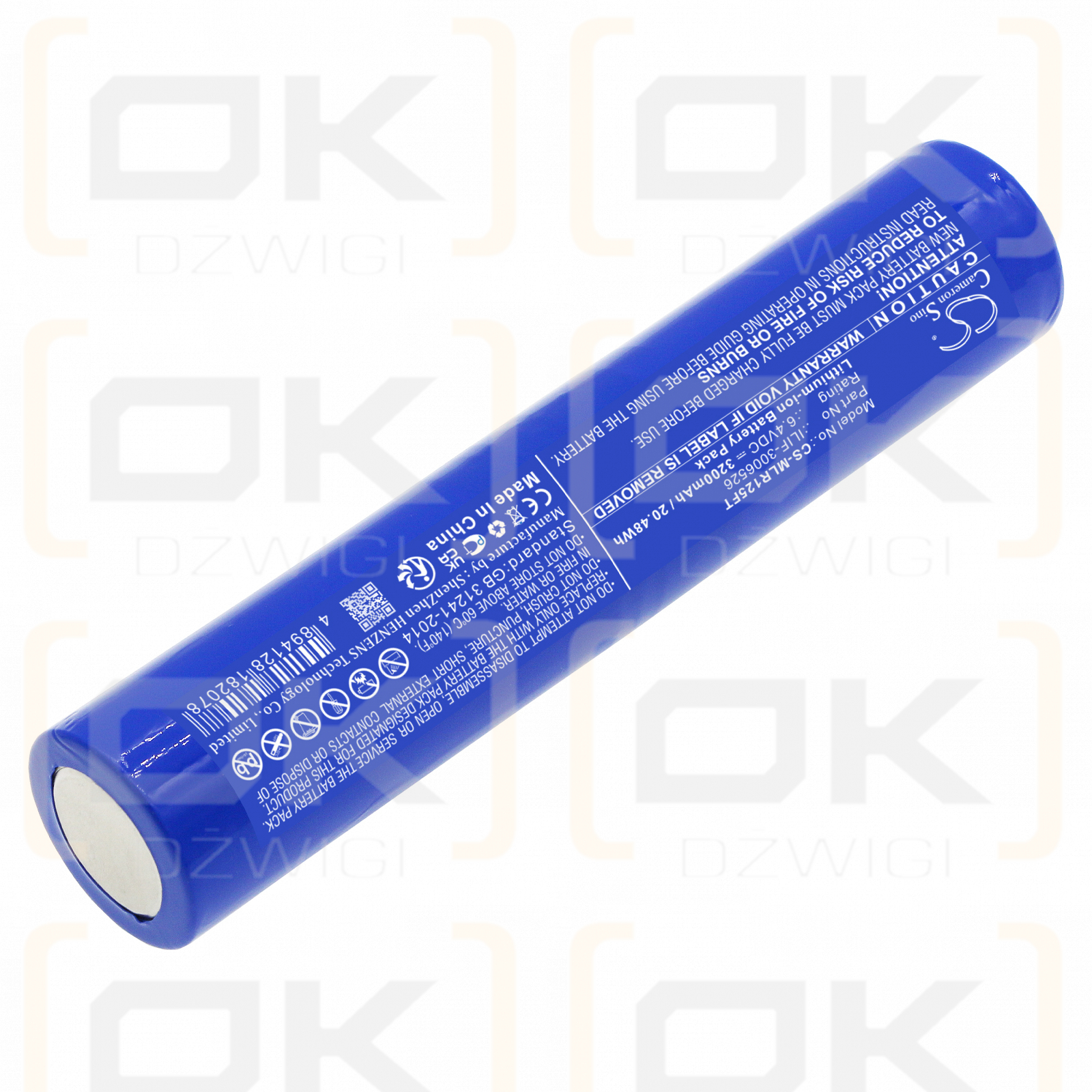 Maglite ML150LRX / ILIF-3006526 3200mAh LiFePO4 6.4V (Cameron Sino)