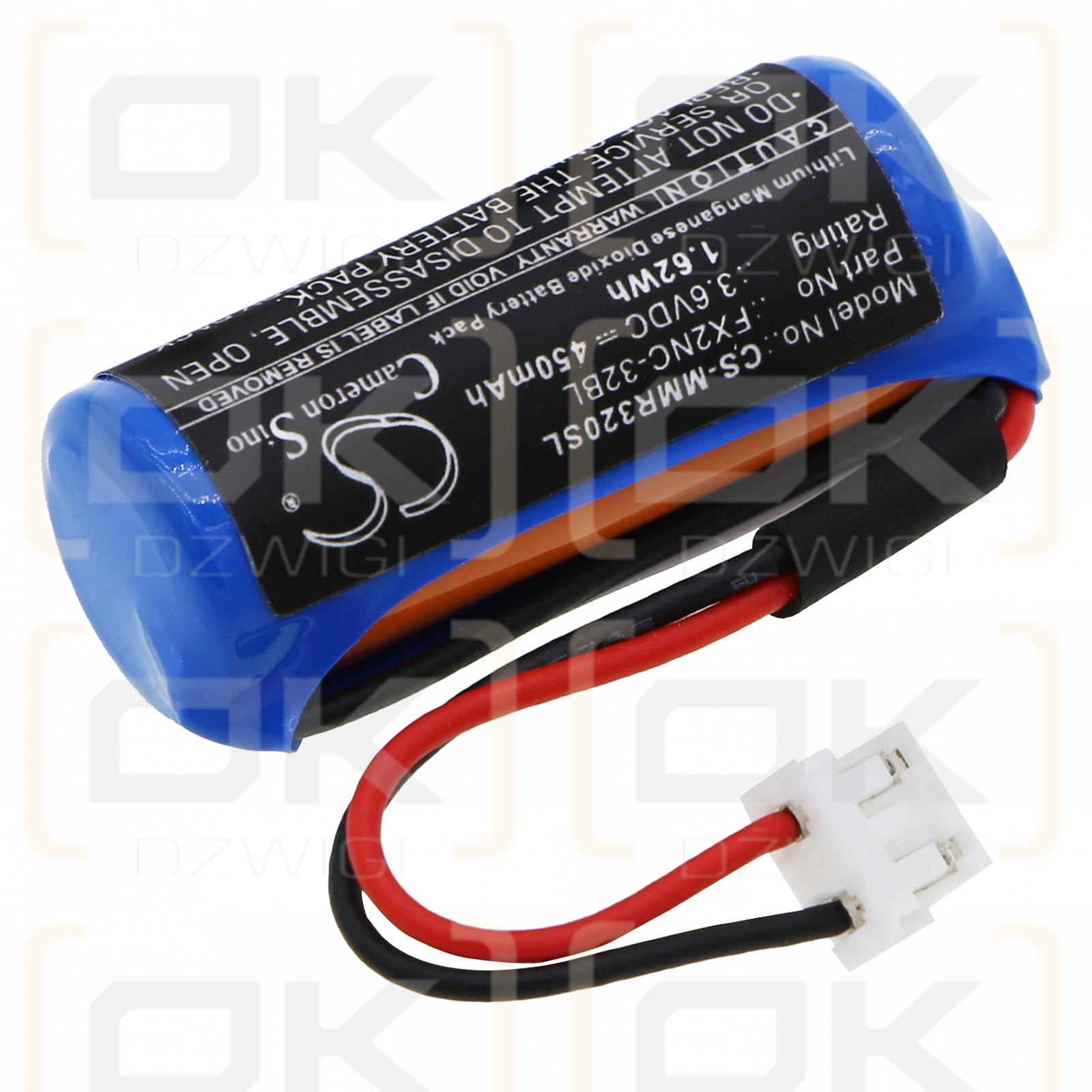 Philips Staubsauger / M3965 450 mAh Li-MnO2 3,6 V (Cameron Sino)