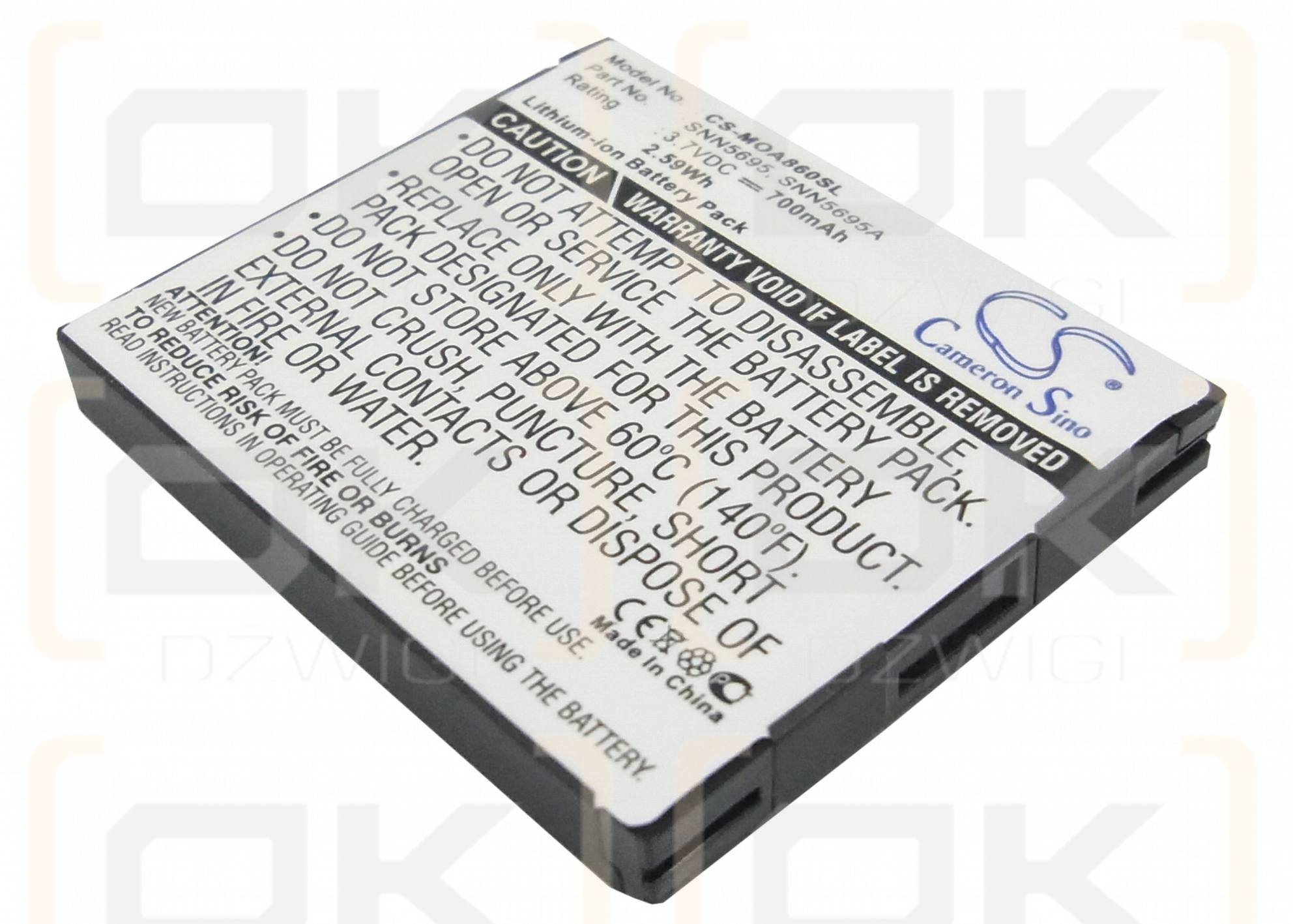 Motorola Motorola Hollywood / SNN5695 700 mAh Li-ion 3.7 V (Cameron Sino)