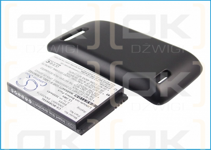 Replacement Battery for Motorola ME865 / BW8X 3600 mAh Li-ion 3.7 V (Cameron Sino)