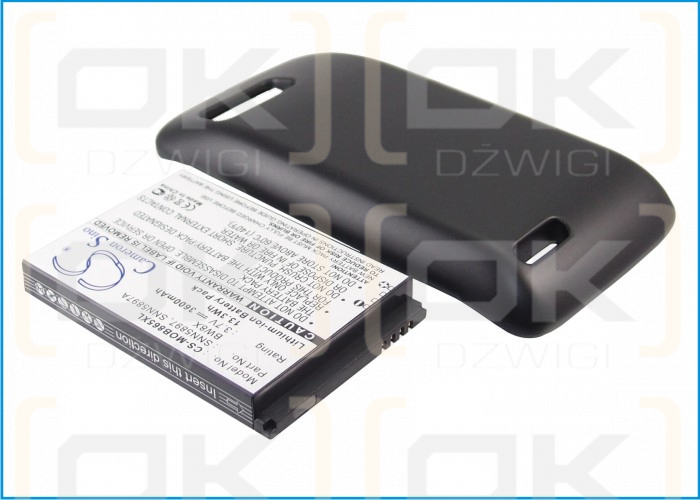 Replacement Battery for Motorola ME865 / BW8X 3600 mAh Li-ion 3.7 V (Cameron Sino)