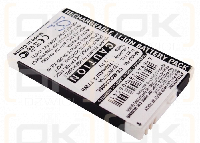 Motorola C202 / SNN5677A 750 mAh Li-ion 3.7 V (Cameron Sino)