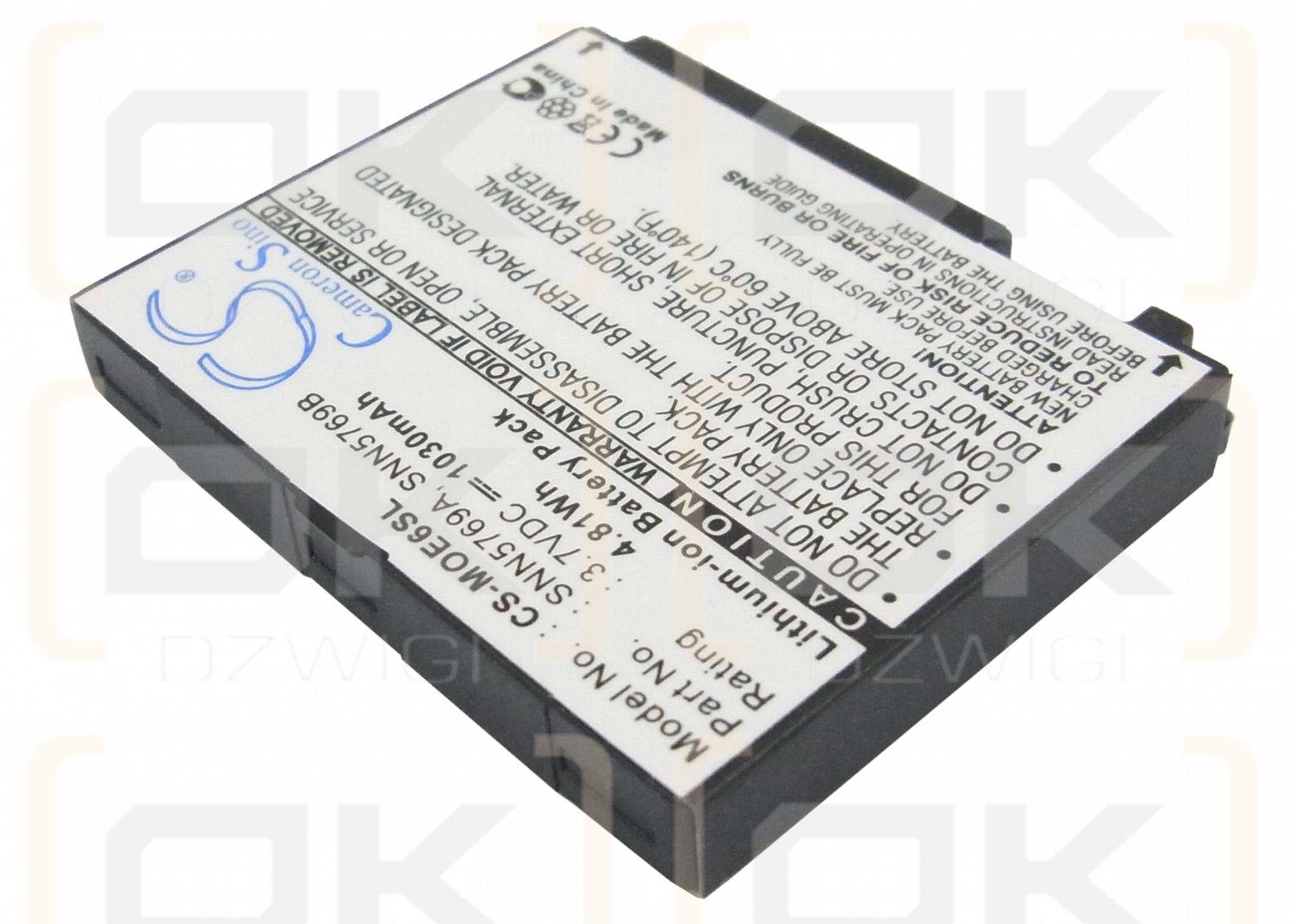 Motorola MOTOROKR E6 / BC70 1030mAh Li-ion 3.7V (Cameron Sino)