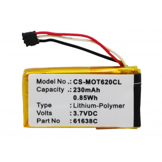 Motorola Motoactv / 61638C 230 mAh Li-Polymer 3,7 V (Cameron Sino)