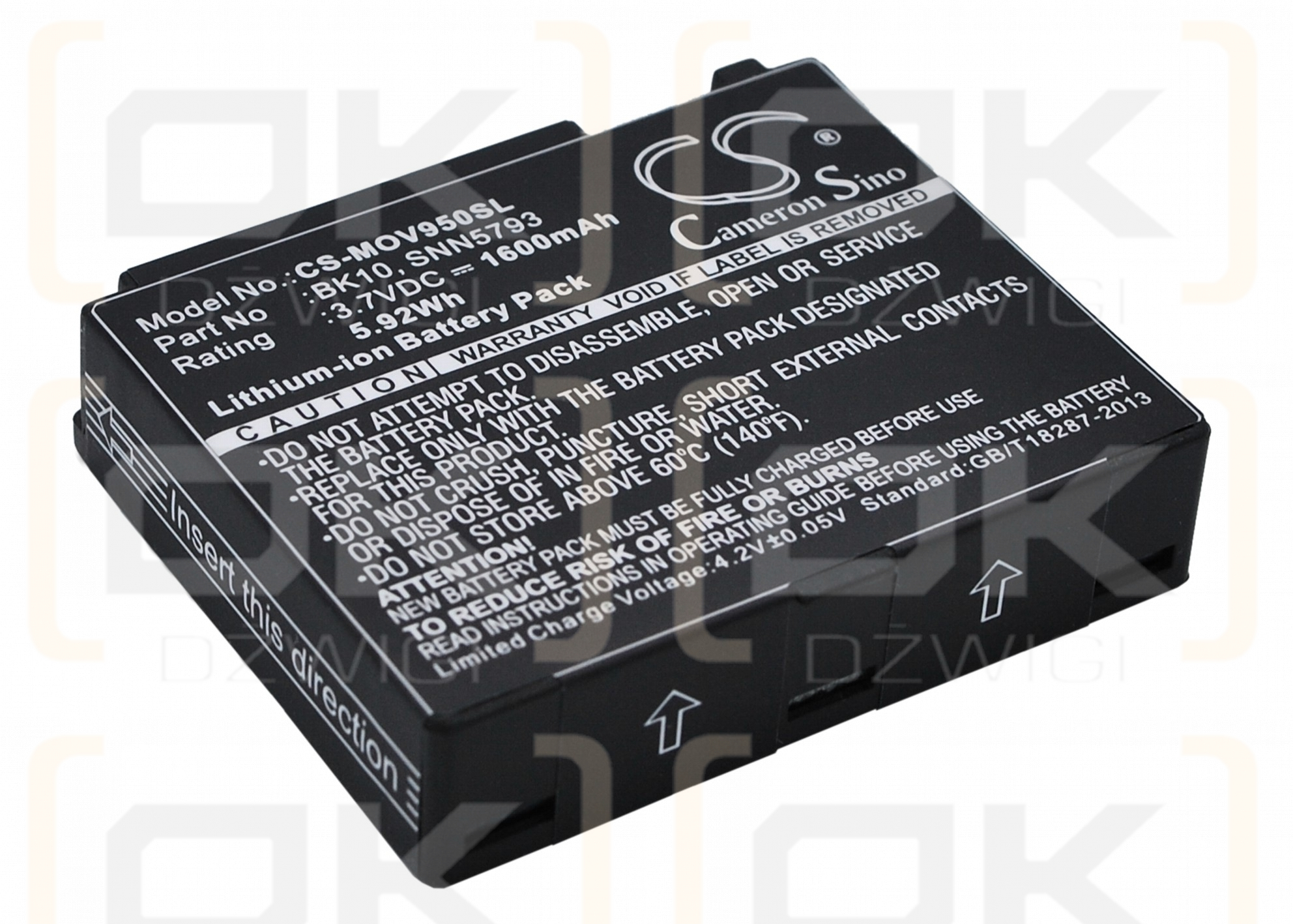 Motorola F2978A / BK10 1600mAh Li-ion 3.7V (Cameron Sino)