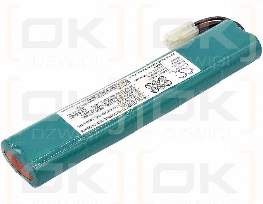 Desfibrilador Medtronic Lifepak 20 / 11141-000068 3000mAh Ni-MH 12.0V (Cameron Sino)