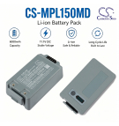 Ersatzakku für Physio-Control Lifepak 15 / 21330-001176 6000 mAh Li-Ion 11,1 V (Cameron Sino)