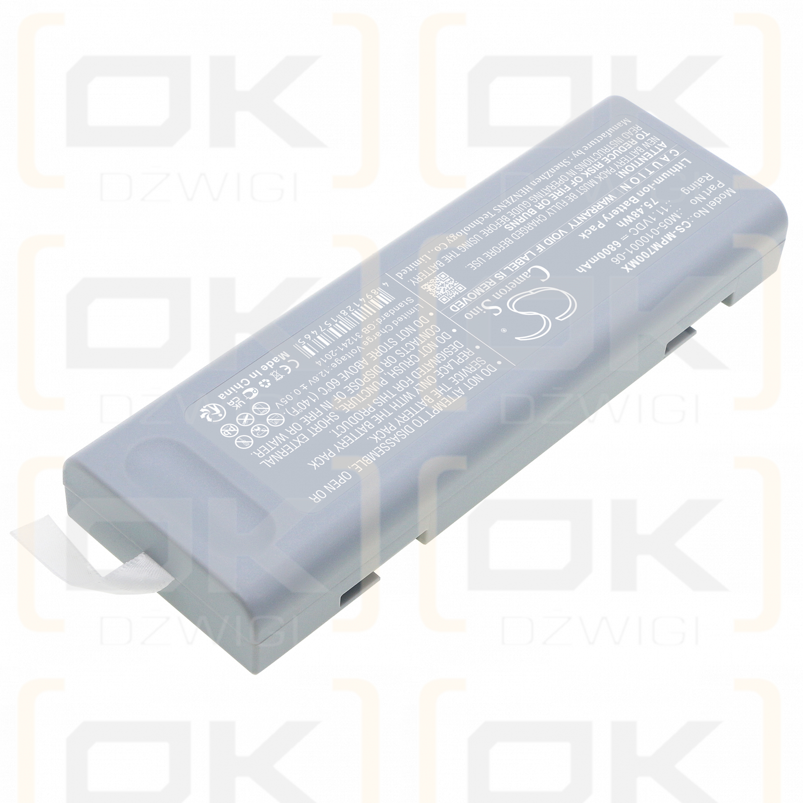 Mindray SpectrumSpectrum / M05-010001-06 6800 mAh Li-Ion 11,1 V (Cameron Sino)