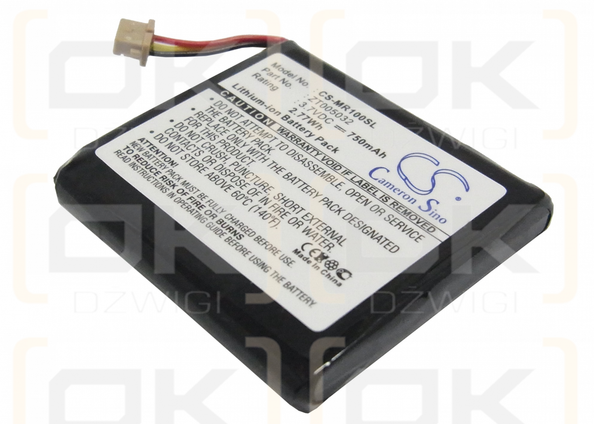 Olympus mrobe MR-100 / ZT005032 750mAh Li-ion 3.7V (Cameron Sino)