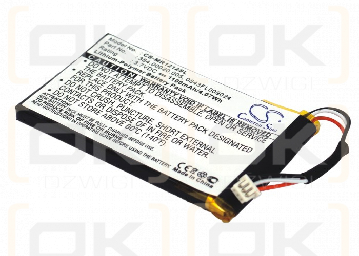 Magellan RoadMate 1230 / 384.00020.005 1100mAh Li-Polímero 3.7V (Cameron Sino)