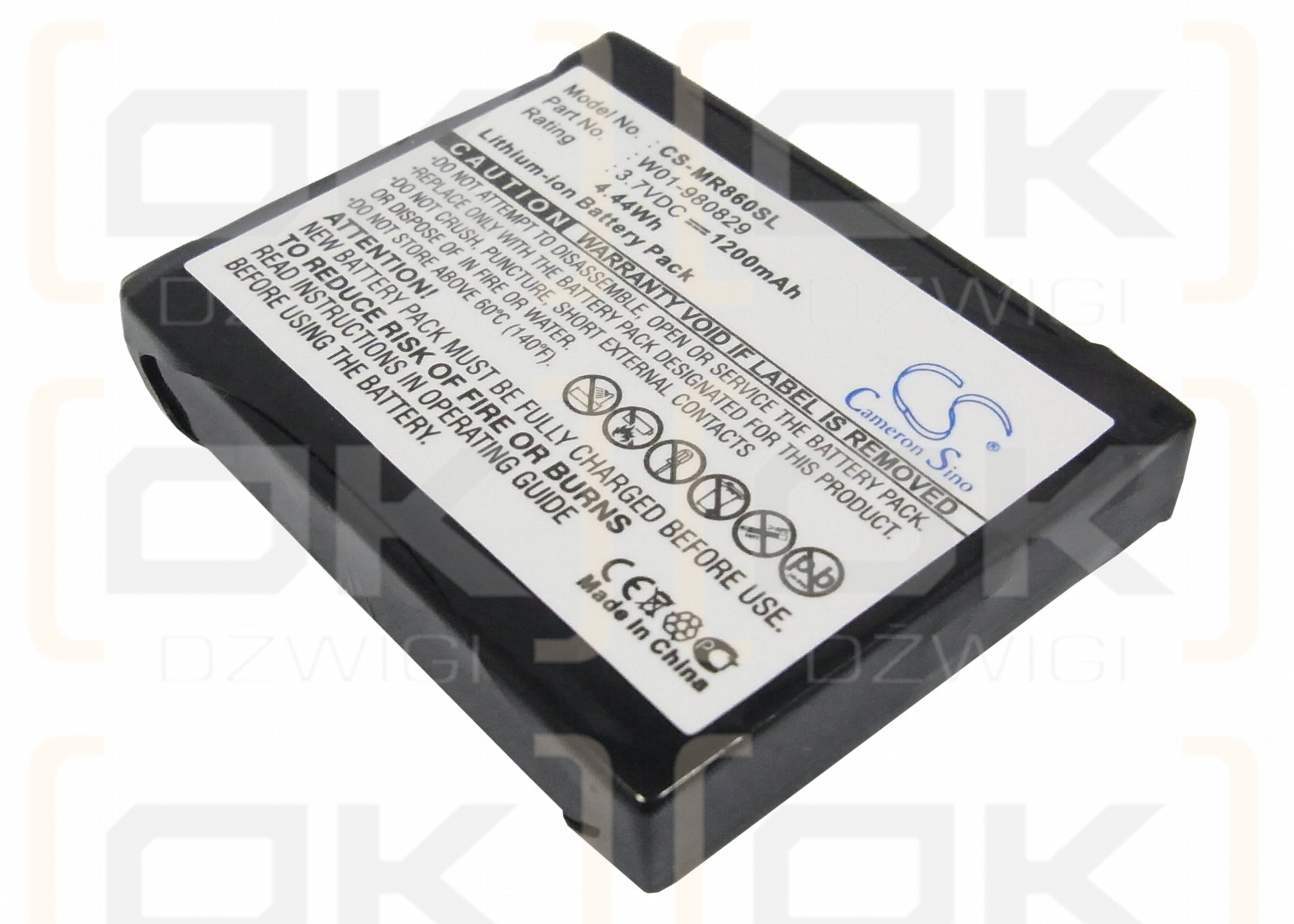 Magellan RoadMate 980829 / E4MT041302B12 1200 mAh Li-ion 3.7 V (Cameron Sino)