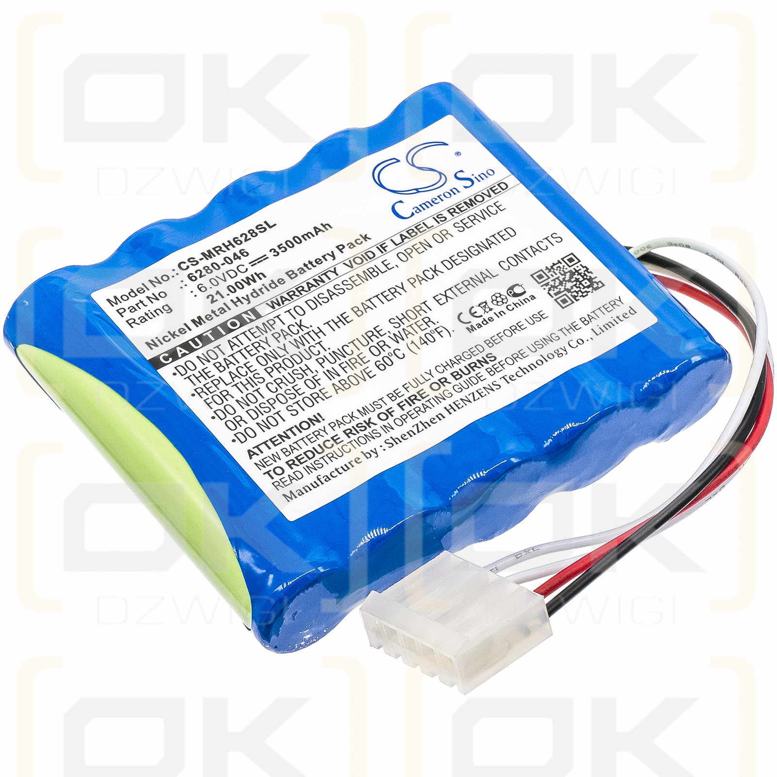 Monarch Nova Strobe VBX / 6280-046 3500mAh Ni-MH 6.0V (Cameron Sino)