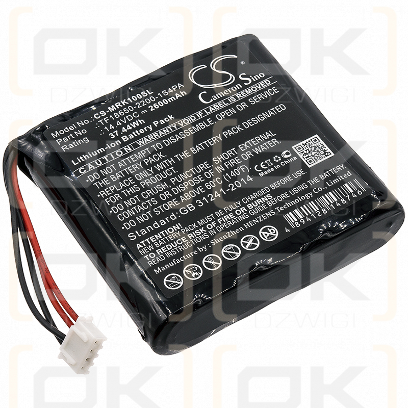 Marshall Kilburn / TF18650-2200-1S4PA 2600mAh Li-ion 14.4V (Cameron Sino)