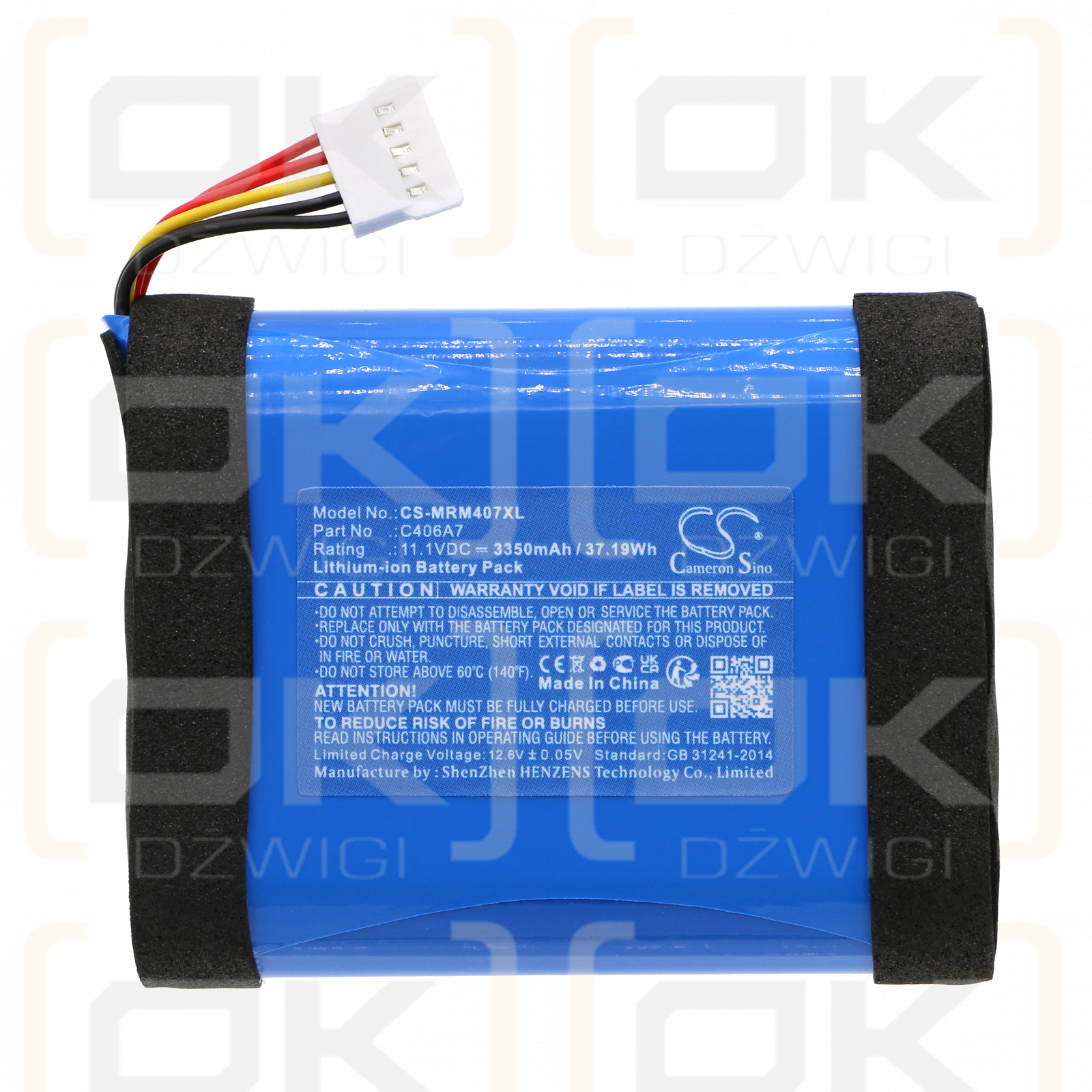 Marshall Middleton / C406A7 3350 mAh Li-Ion 11,1 V (Cameron Sino)