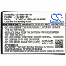 Motorola SL2K / HKNN4013A 1800mAh Li-ion 3.7V (Cameron Sino)