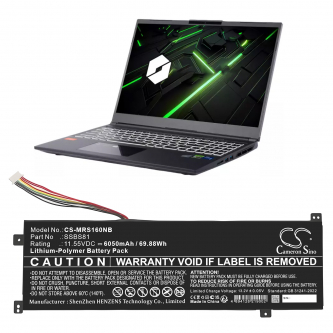 Mechrevo Code 10 / SSBS81 6050mAh Li-Polymer 11.55V (Cameron Sino)