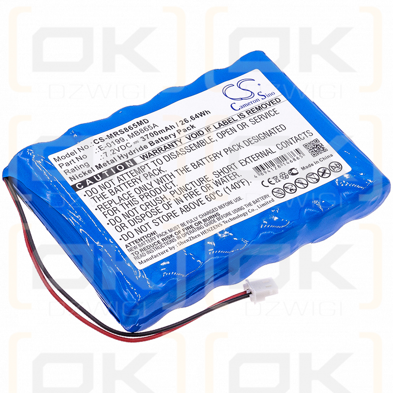 MIR TUK-MIR045 / E-0199 3700mAh Ni-MH 7.2V (Cameron Sino)