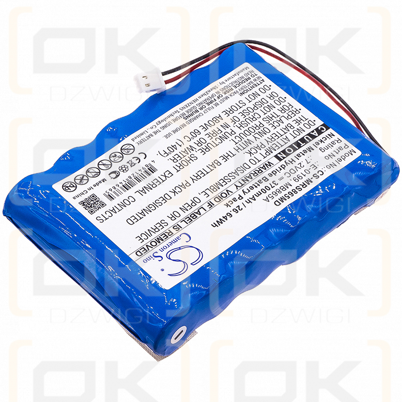 MIR TUK-MIR045 / E-0199 3700mAh Ni-MH 7.2V (Cameron Sino)