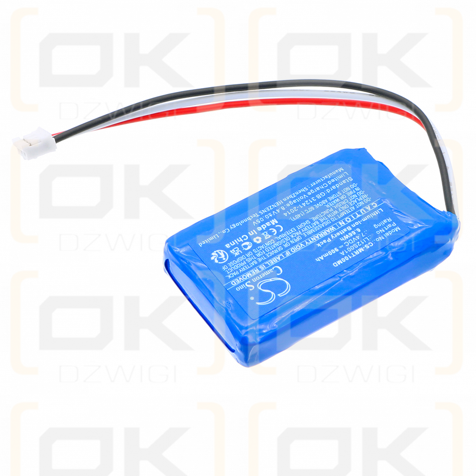 Monitor de paciente Mindray Beneview T1 / 801-92-81-000-25 900 mAh Li-ion 7,4 V (Cameron Sino)