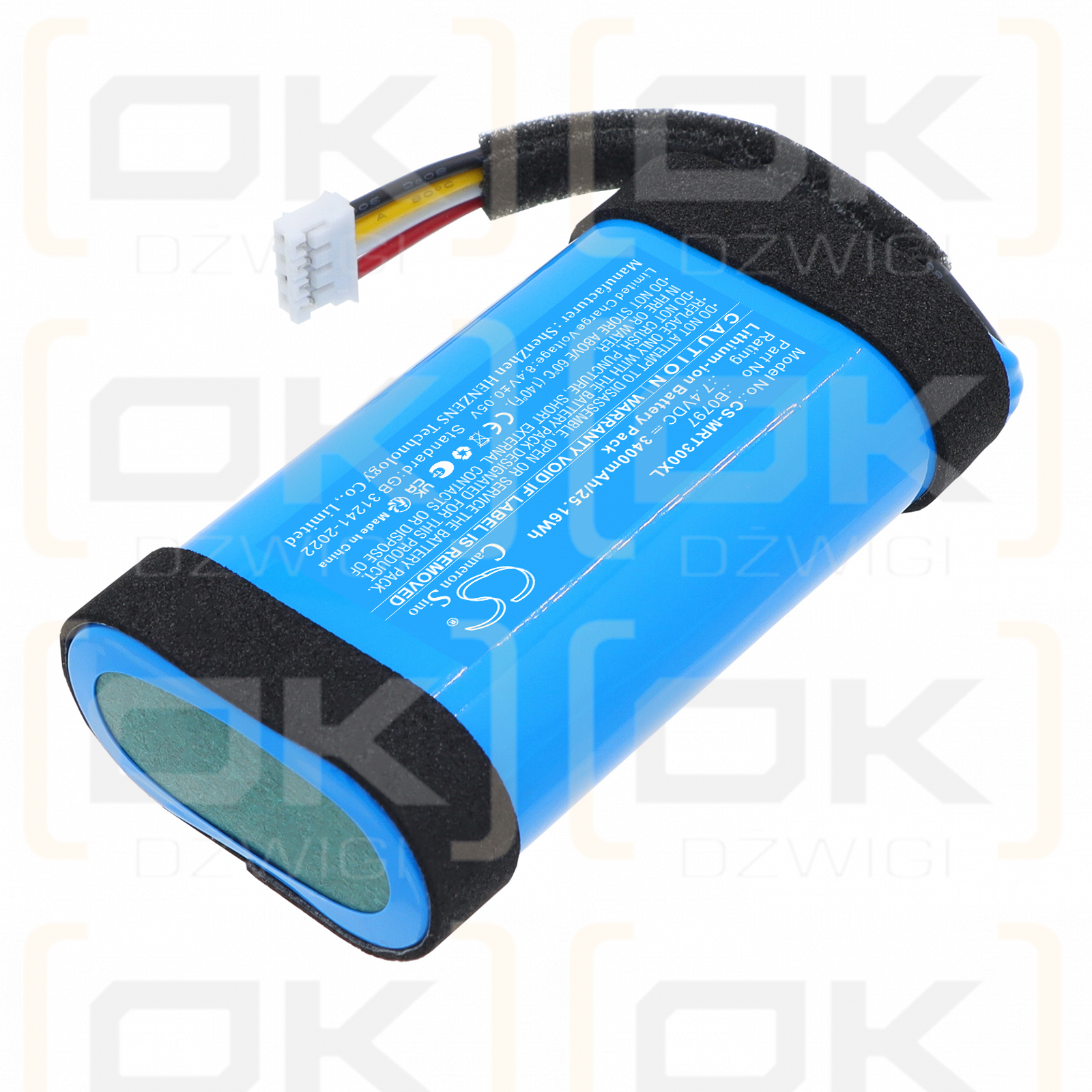 Marshall Emberton III / B0797 3400 mAh Li-Ion 7,4 V (Cameron Sino)