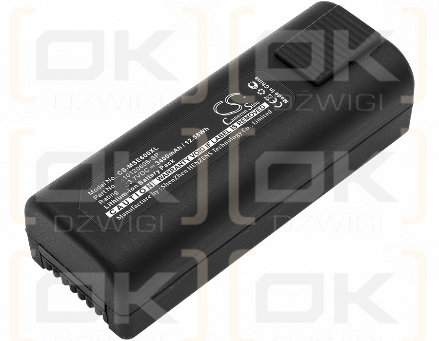 MSA E6000 TIC / 10120606-SP 3400 mAh Li-Ion 3,7 V (Cameron Sino)