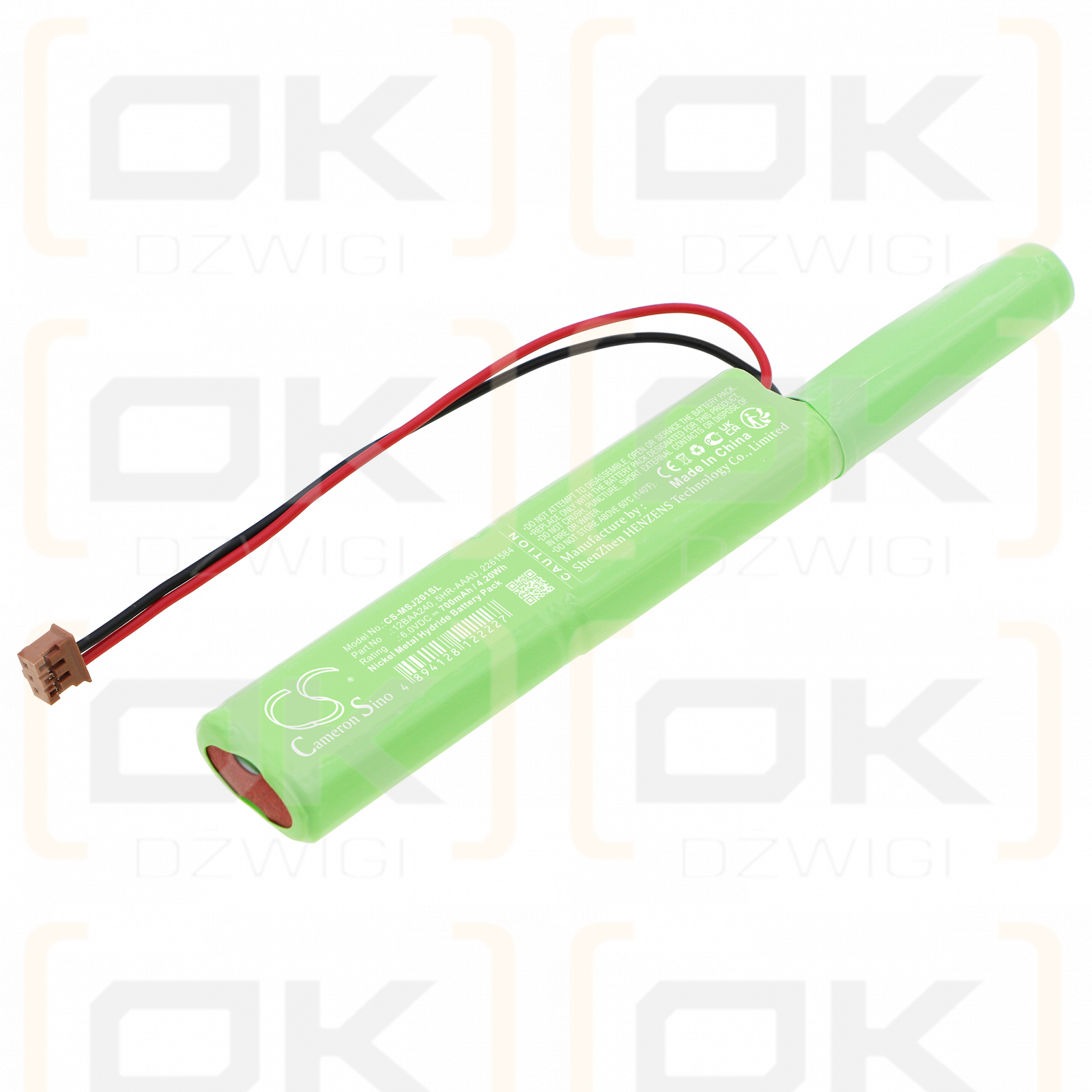 Mitutoyo Surftest SJ-201 / 12BAA240 700mAh Ni-MH 6.0V (Cameron Sino)