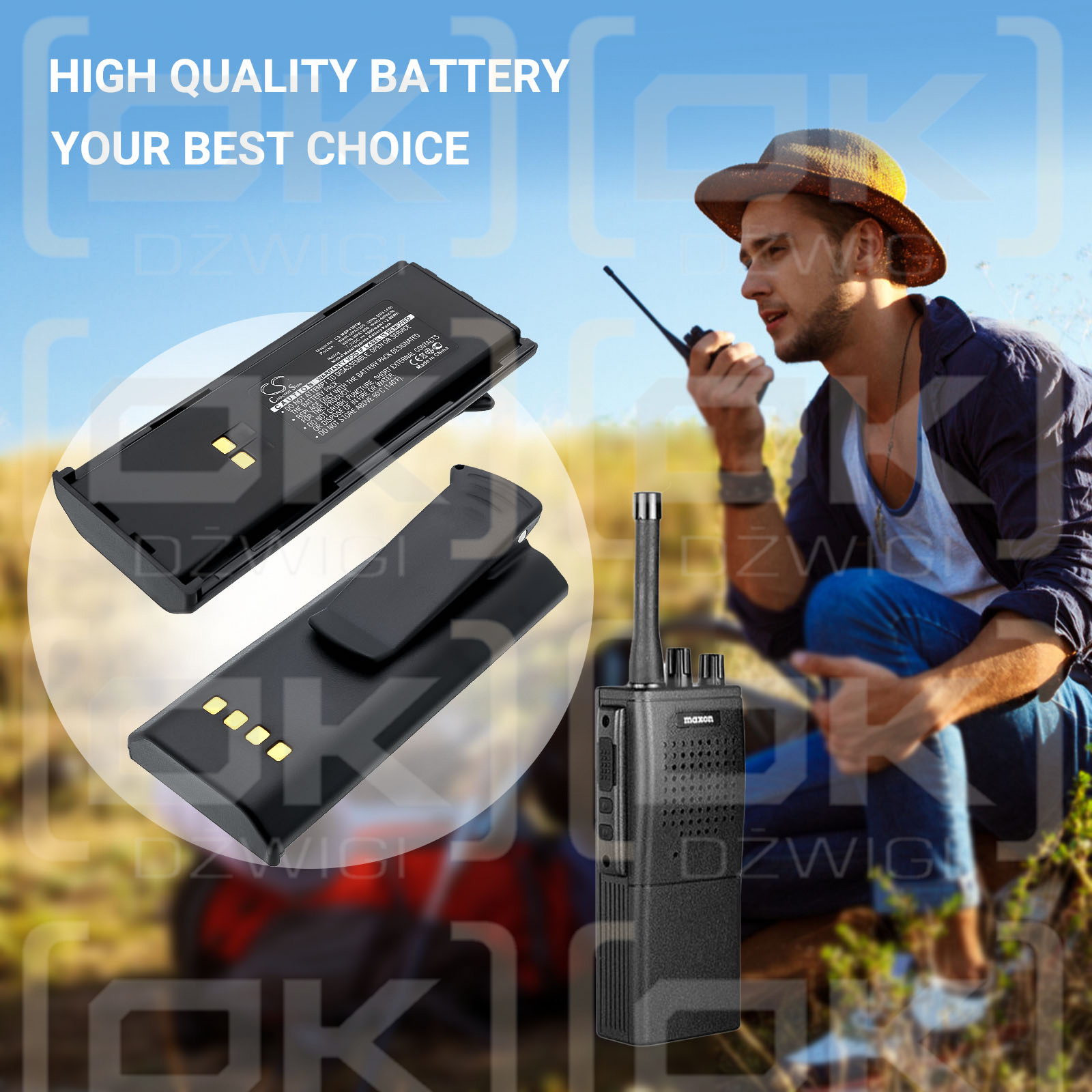 Midland SL55 / MPA1200 1800 мАч Ni-MH 7,2 В (Cameron Sino)